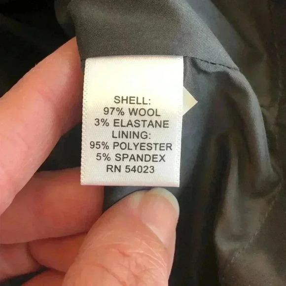 Banana Republic | Gray Belted Wool Blend Mini Skirt - Picture 6 of 7